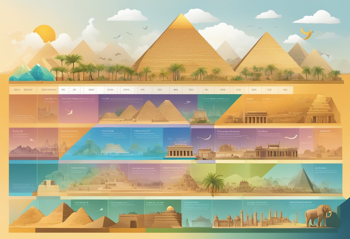 Comprehensive Guide to Modern History for Primary Students Modern History,History LearningMole A timeline of ancient civilizations, from pyramids to modern cities, displayed in a colorful and engaging book layout