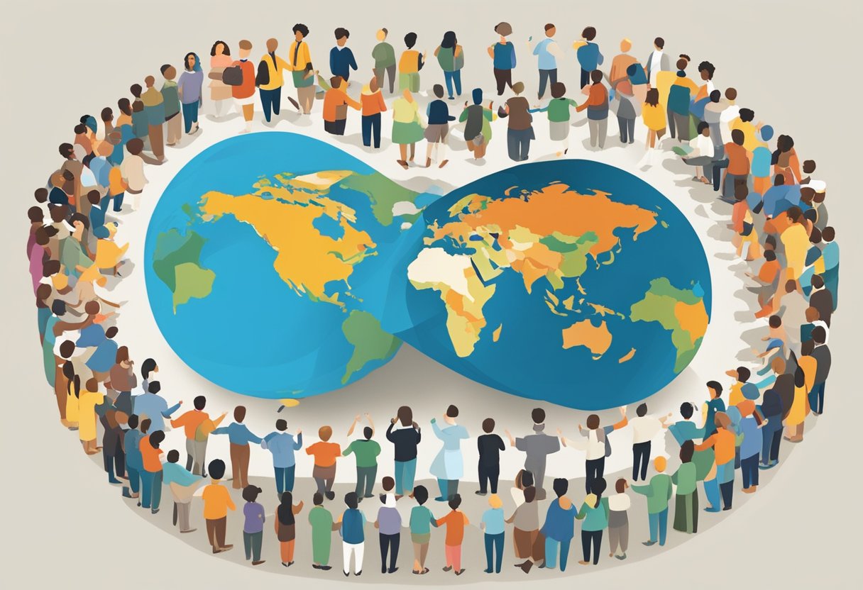 Citizenship and Cross-Curricular Learning: Building Well-Rounded Students Cross-Curricular Learning,citizenship education LearningMole A diverse group of people from different cultures and backgrounds coming together to address global challenges, symbolizing the interconnectedness of citizenship and cross-curricular learning