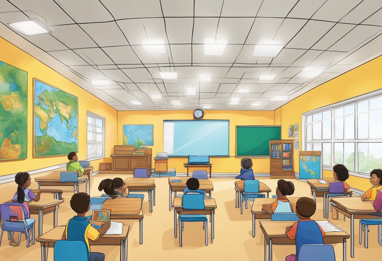 Interactive Art History Resources: Engaging Young Learners Interactive art history,art history LearningMole A colorful classroom with interactive art history displays, hands-on activities, and engaging visuals to captivate young learners