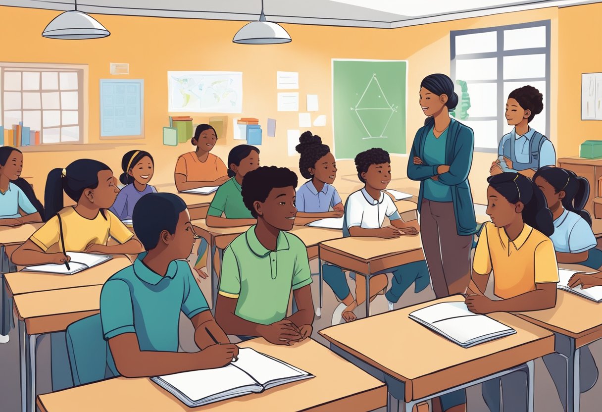 Cultural Diversity in Education: 15 Key Stats and the Vital Role in Student Success cultural diversity LearningMole A diverse group of students learning together in a classroom, representing various cultures and backgrounds. The teacher is facilitating a discussion on the importance of cultural diversity in education