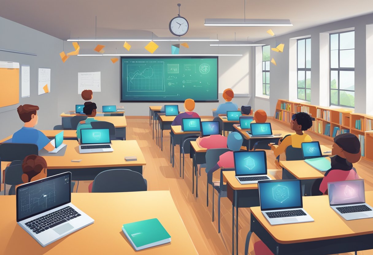 Emerging AI Technologies in Special Education: Transforming Learning for All Students AI technologies,Special Education LearningMole AI technologies: A classroom setting with AI devices assisting students in math learning