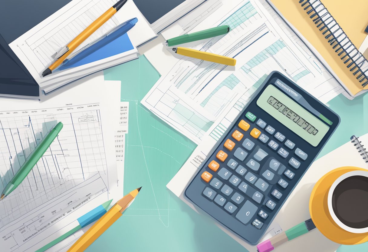 Assessment and Progress Tracking in Financial Literacy: Simple Ways to Measure Your Money Skills Financial Literacy,Assessment LearningMole A stack of financial literacy assessment forms and progress tracking charts on a desk. A calculator, pen, and open textbook are nearby