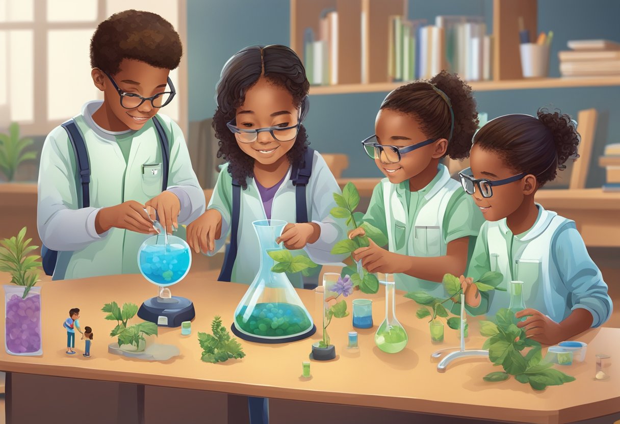 Interactive Biology Resources: Engaging Young Learners with Hands-on Activities for Primary Schools Biology resources,Biology LearningMole Biology resources: A group of young learners engage in hands-on science activities, experimenting with biology concepts in an interactive and engaging setting