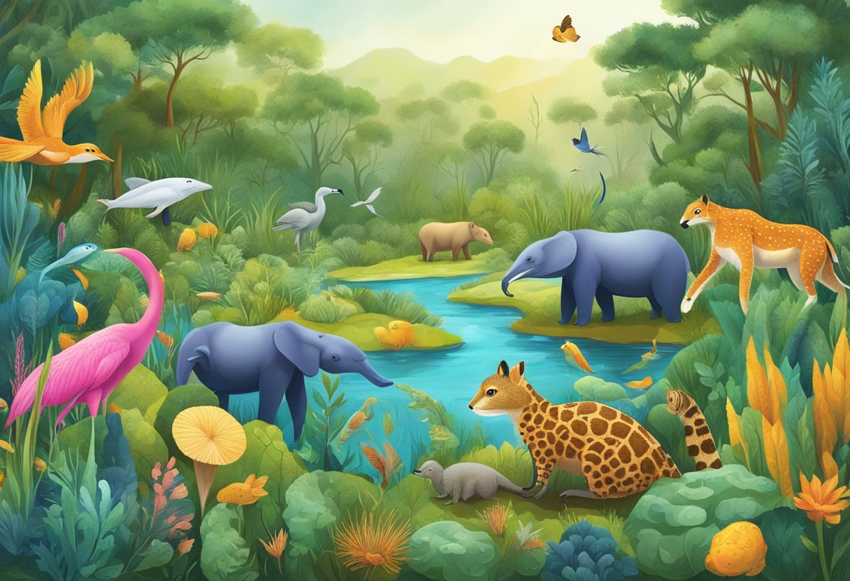 Advanced Human Body & Animals Techniques for Upper Primary Classes: Fun Learning Activities for Young Scientists Human Body,Animal,upper primary LearningMole Human Body: A diverse array of animals, plants, and microorganisms interacting in a vibrant ecosystem