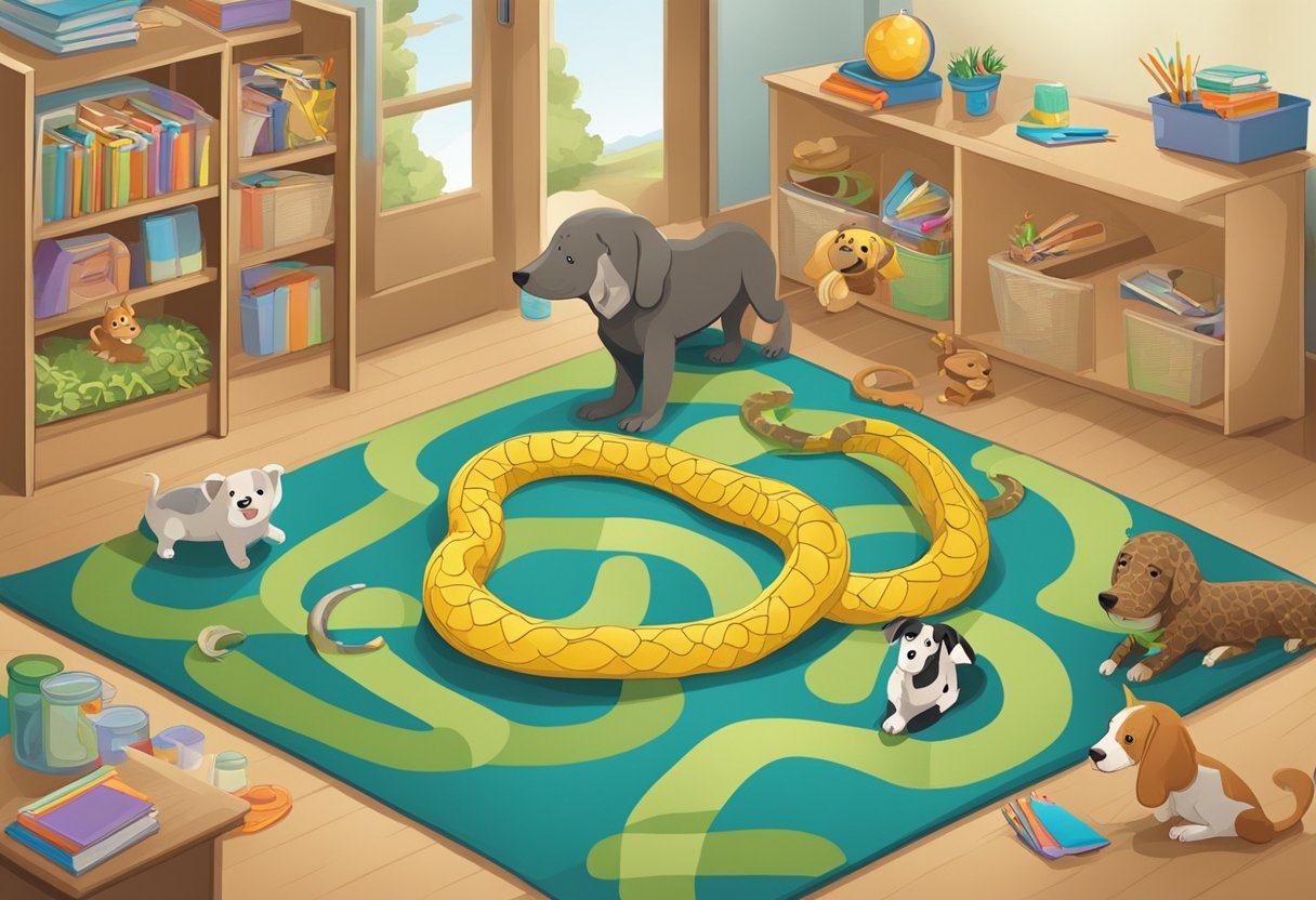 Real-Life Applications of Human Body & Animals in Primary Education: Engaging Hands-on Learning for Young Minds Human body,animals LearningMole human body: A classroom with various animals and sensory activities, such as a snake slithering through a maze and a dog sniffing different scents