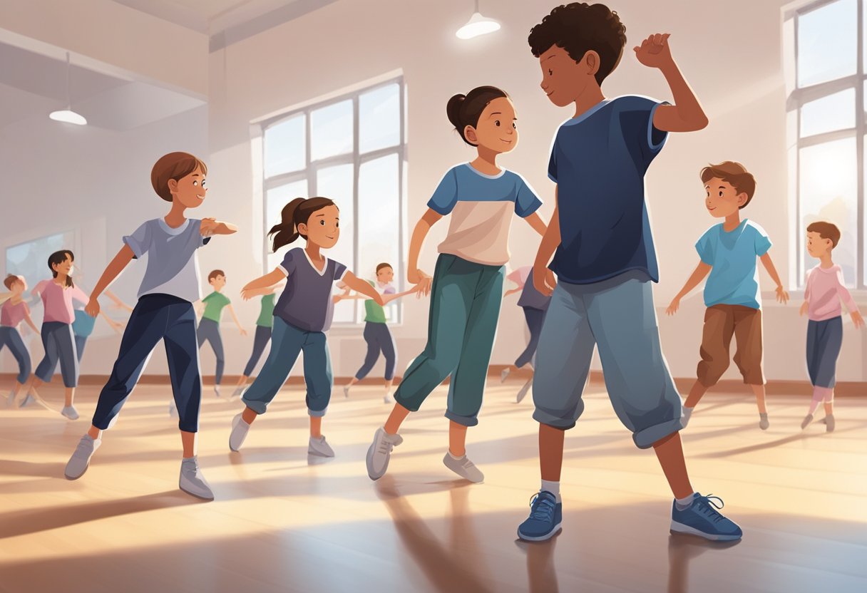 Advanced Performing Arts Techniques for Upper Primary Classes performing arts,arts techniques,arts LearningMole A group of upper primary students demonstrate advanced dance techniques in a spacious, well-lit studio, under the guidance of a skilled instructor Performing arts