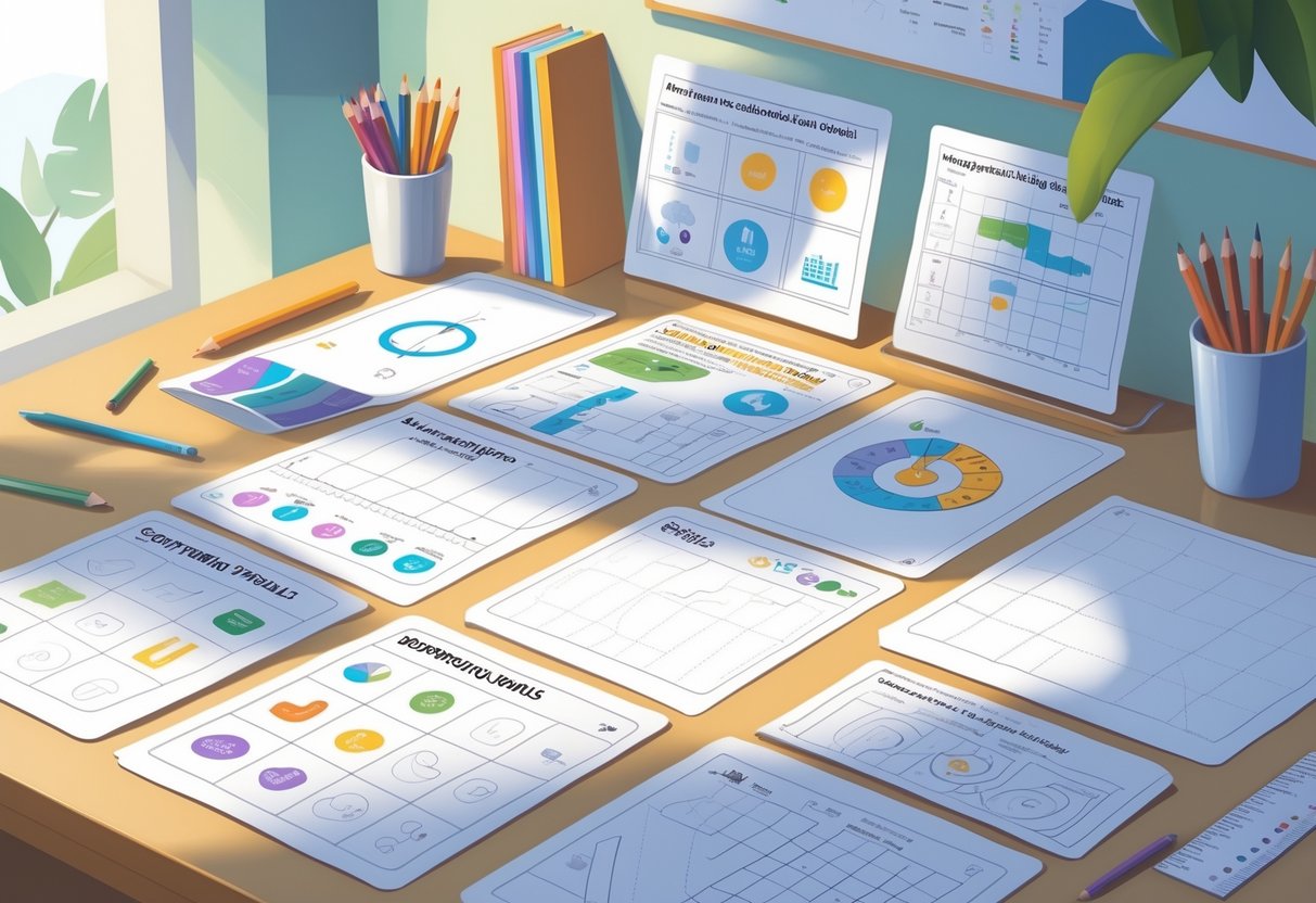 Differentiated Worksheets: Effective Strategies for Diverse Learners LearningMole A desk with several different worksheets showing varied levels of difficulty, along with pencils and a ruler.