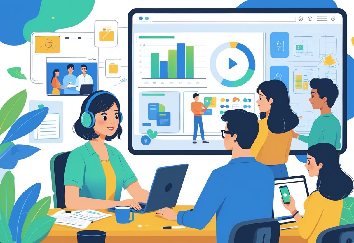 Streaming Education Service: The Complete Guide to Modern Learning LearningMole People of different ages learning through digital devices in a connected home and classroom environment.