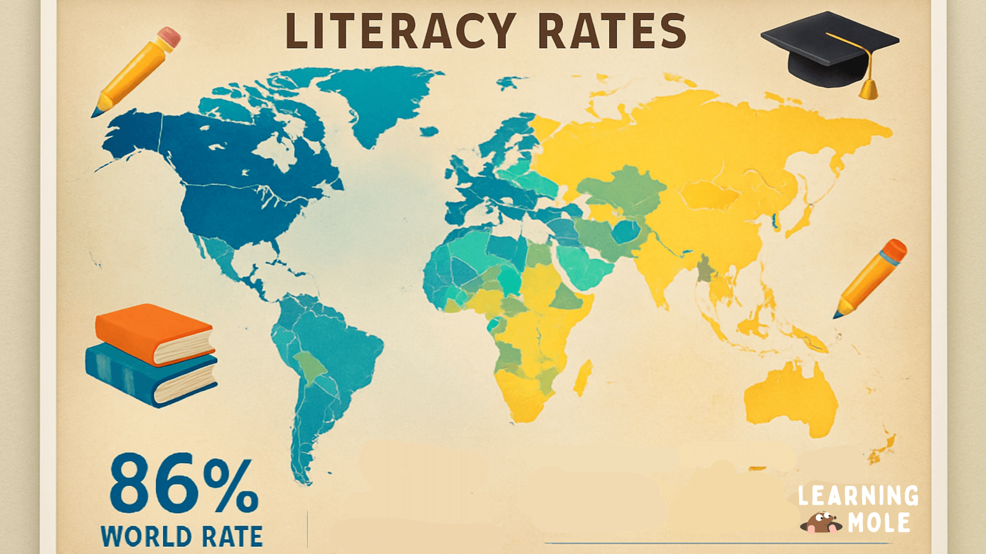 15 Important Statistics About Literacy Rates Around the World: Revealing Global Education Gaps