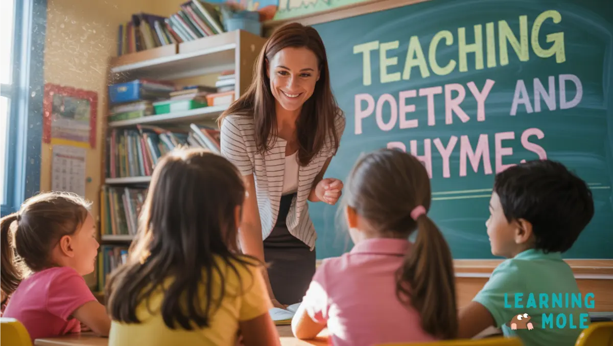Guide to Teaching Poetry and Rhymes: Inspiring Young Minds with Verse