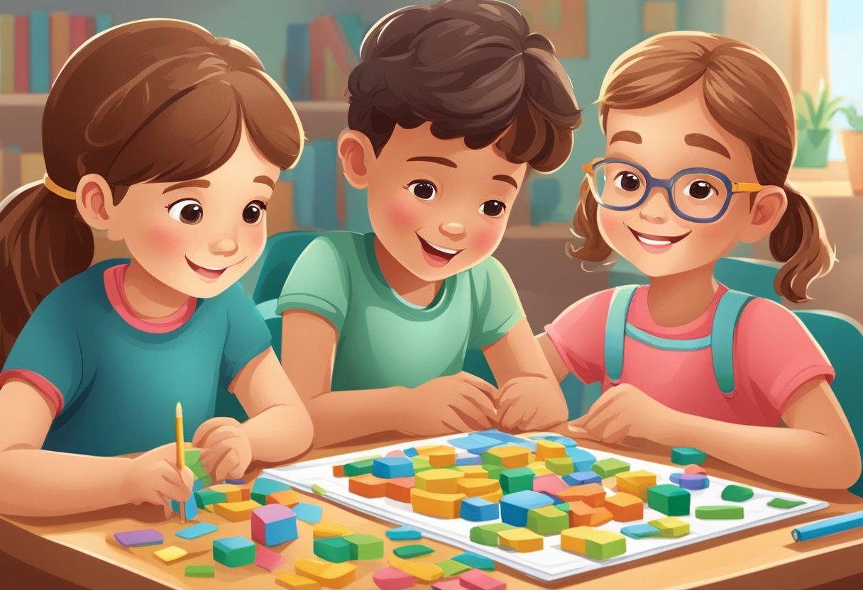Memory-Building Activities for Kids: Boost Cognitive Development memory-building,development,children LearningMole Children engaged in memory-building activities, such as matching games or puzzle-solving, surrounded by colorful educational materials and supportive adults