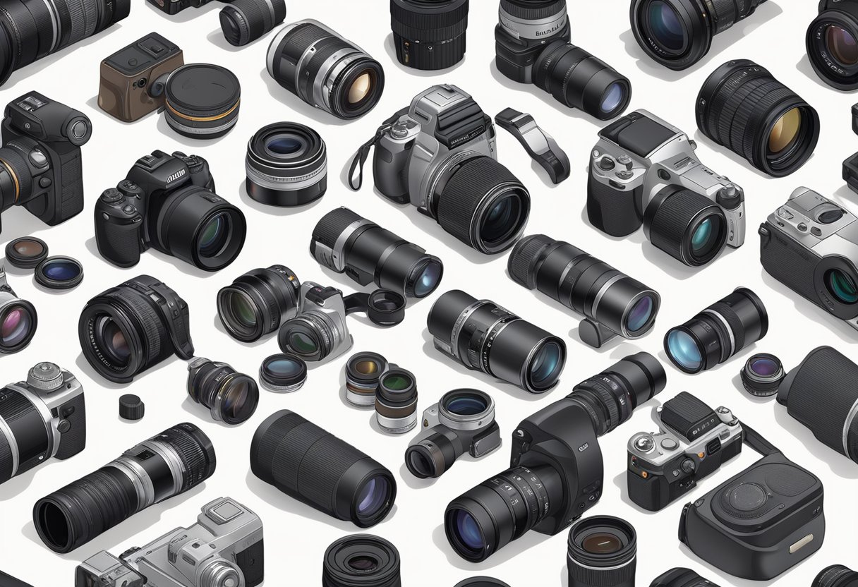 Guide to Teaching Photography Basics: A Beginner-Friendly Approach Teaching Photography Basics,teaching photography,shutter speed,image quality,classroom experience LearningMole A variety of cameras, from DSLRs to point-and-shoots, arranged on a table with accompanying lenses and accessories