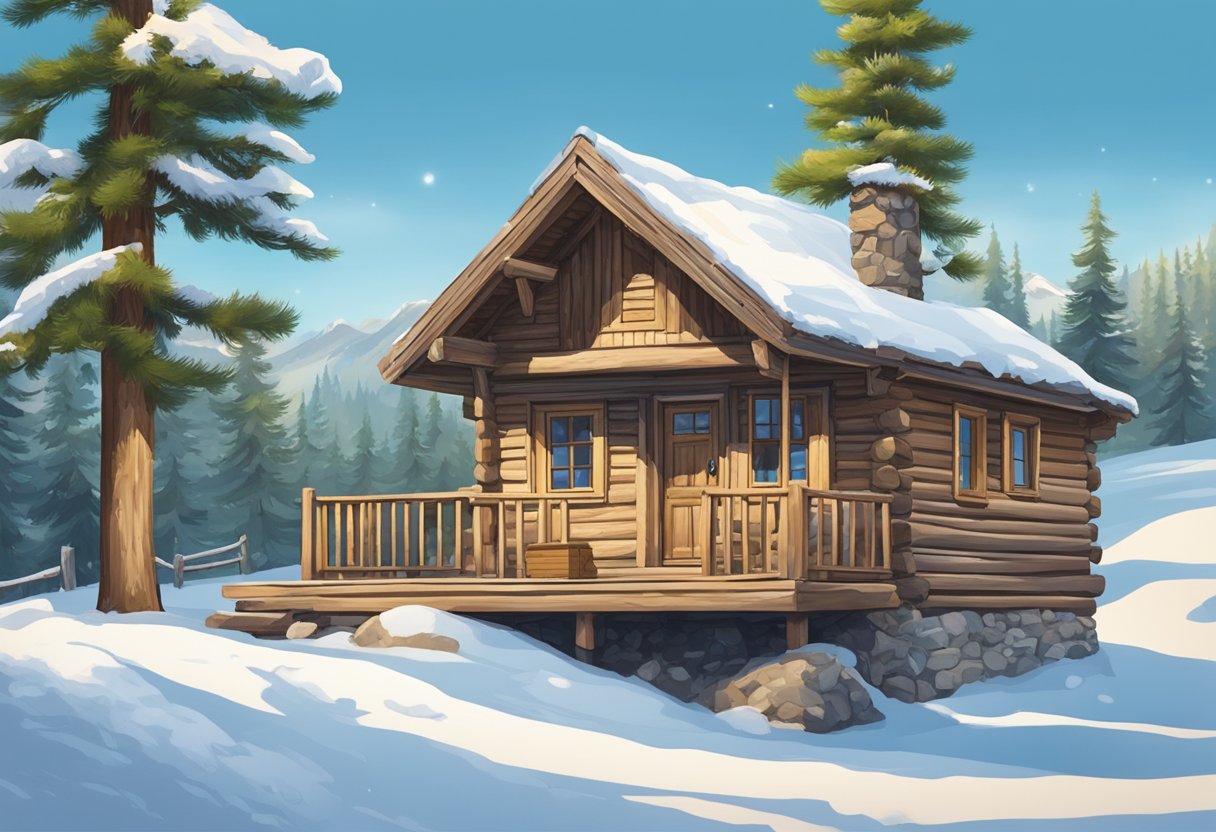 Canadian Curriculum Resources: Essential Tools for UK Educators Canadian curriculum resources,Canadian curriculum,Curriculum resources,Canadian educators,curriculum materials LearningMole A snowy landscape with a rustic cabin, pine trees, and a clear blue sky