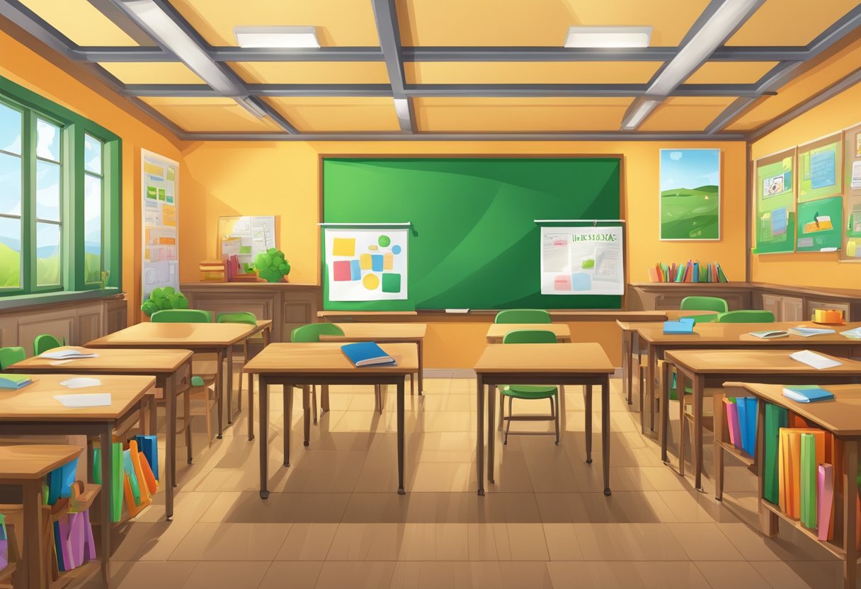 Best Irish Primary School Resources for Effective Teaching Irish primary school,teaching resources,Primary schools LearningMole A classroom with colorful posters, books, and learning materials related to Irish language and culture
