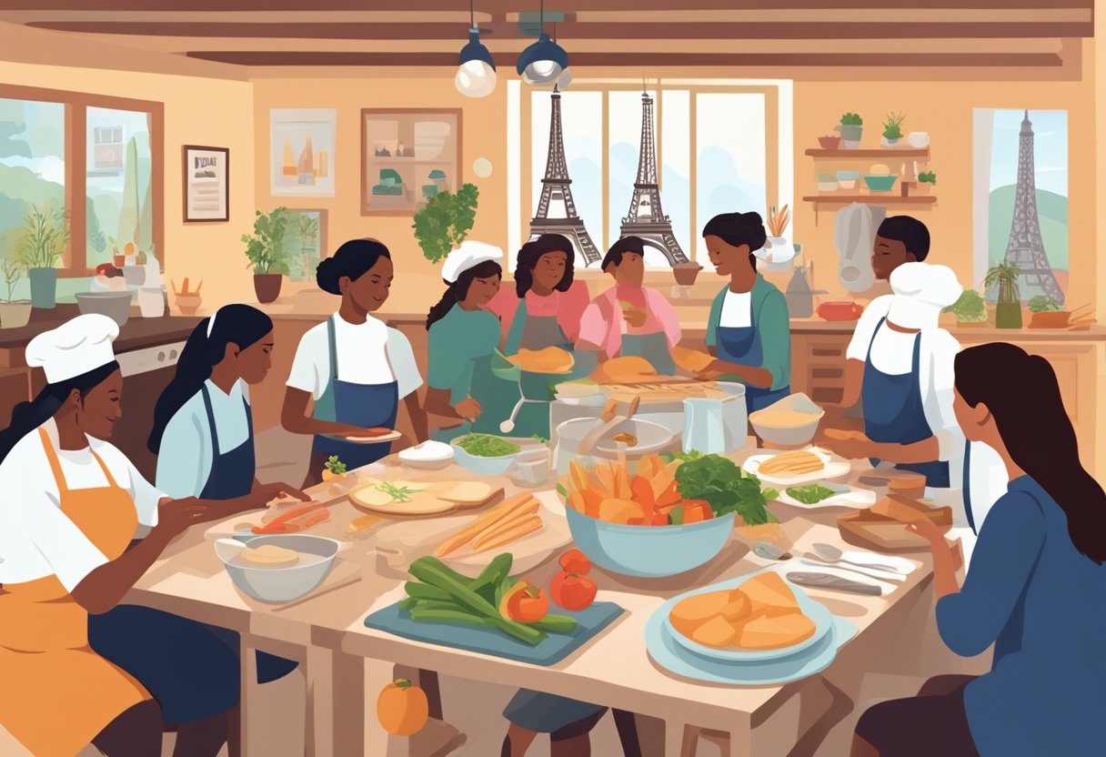 Powerful French Immersion Activities That Boost Fluency Fast French immersion,French language,FSL classroom LearningMole A group of people participate in French immersion activities, such as cooking classes, art workshops, and language exchanges, surrounded by French cultural symbols like the Eiffel Tower and baguettes