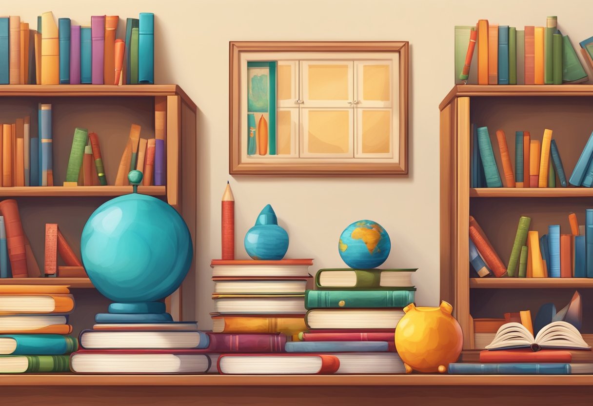 Arabic Learning Resources for Kids: Fun and Educational Tools Arabic learning resources for kids,Arabic Learning Resources,Arabic Learning,Learning Arabic LearningMole A cozy home setting with colorful Arabic learning materials, books, and educational toys arranged neatly on a table or shelf