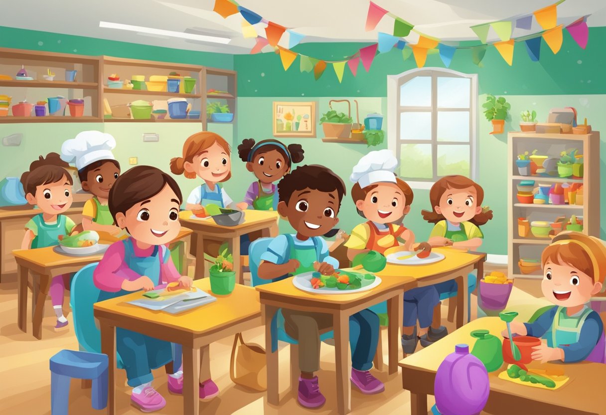 Life Skills Worksheets Grade R-3: Fun Activities for Early Development Life Skills Worksheets for Grade R-3,Life Skills Worksheets,Life Skills LearningMole A colorful classroom setting with children engaged in various activities like cooking, gardening, and problem-solving