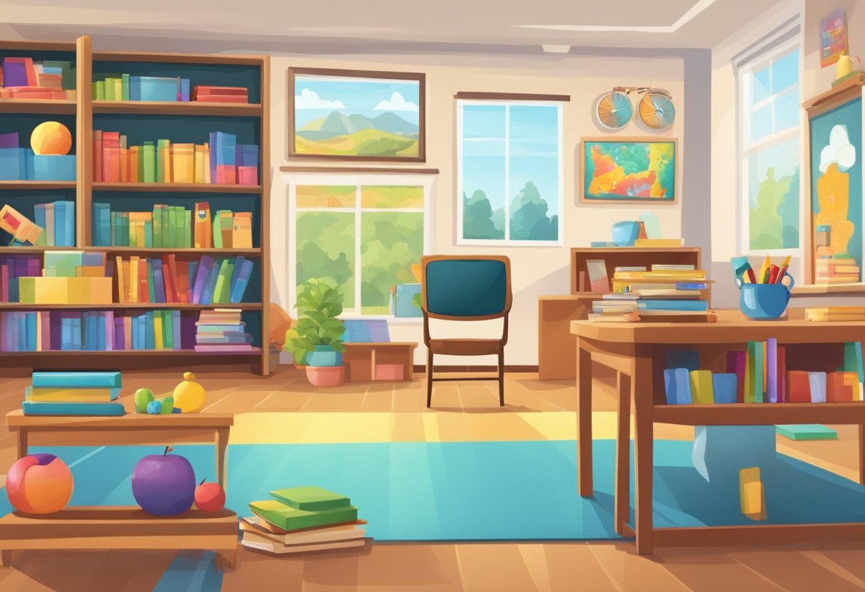 20 Essential Statistics About Early Childhood Education: What Every Parent Should Know Early Childhood Education Statistics,Early Childhood Education LearningMole A colorful classroom with books, toys, and educational materials displayed on shelves, with a teacher's desk and a whiteboard at the front