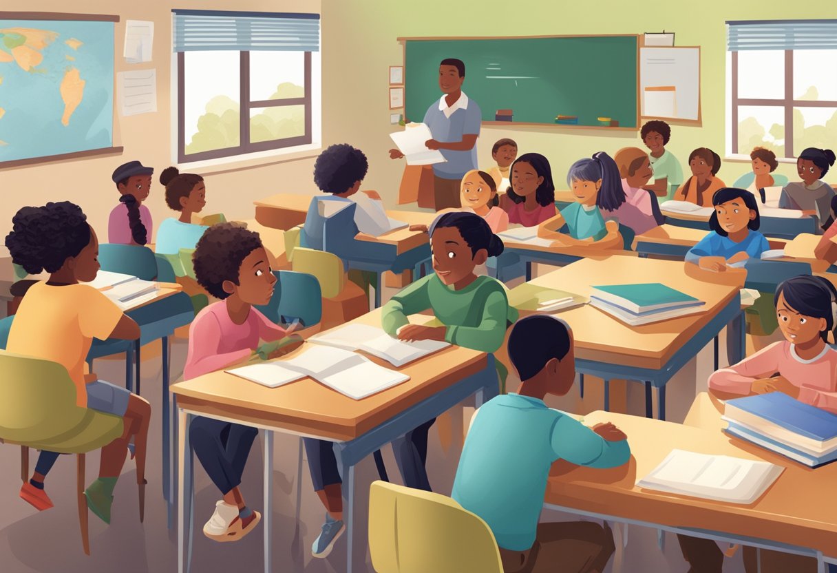 Educational Inequality: 25 Statistics You Should Know About Today's Achievement Gap Educational Inequality,statistics LearningMole A diverse group of students of varying ages and backgrounds are shown in a classroom setting, with some students engaged in learning while others appear disinterested or left behind