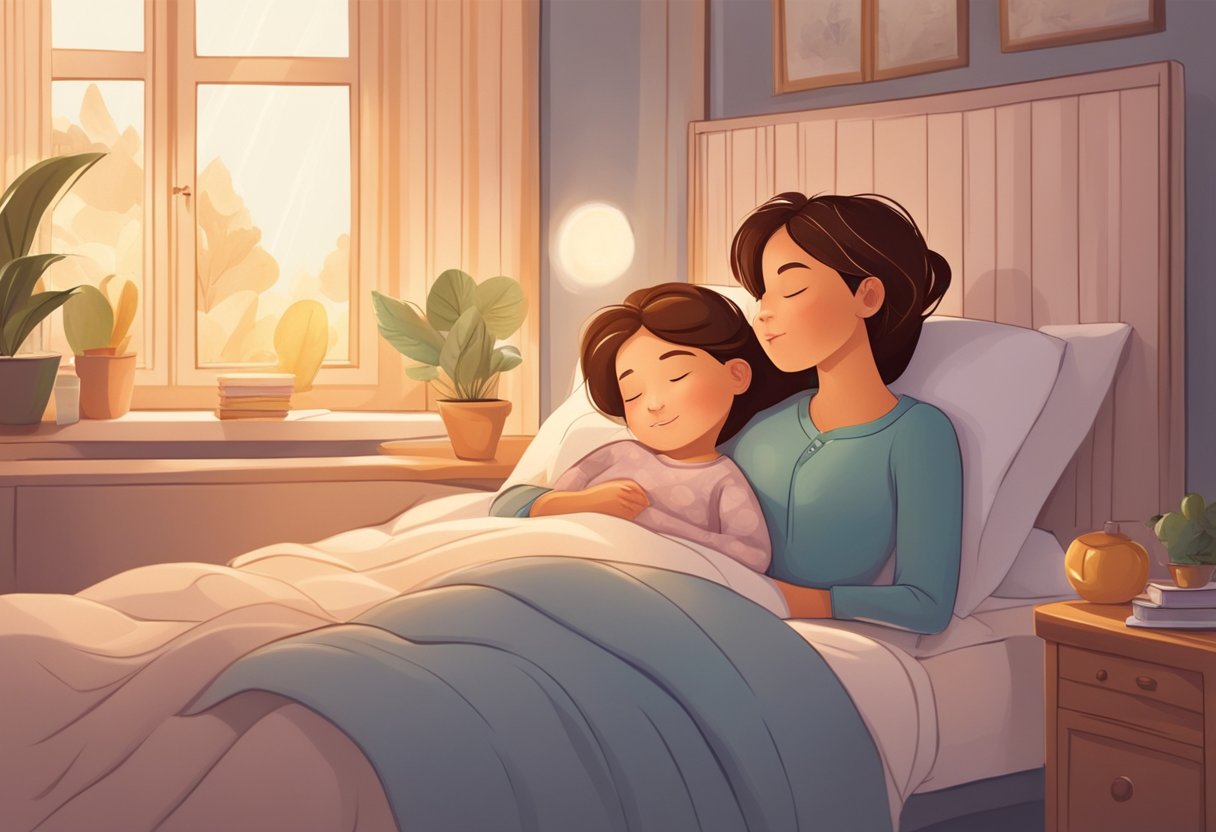 Impacts of Sleep on Children's Learning: 10 Essential Statistics impacts of sleep,children LearningMole A child peacefully sleeping in a cozy bed, surrounded by a supportive and loving family. A warm, inviting atmosphere promotes healthy sleep habits