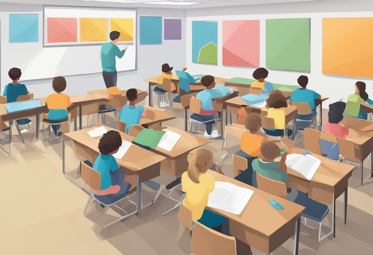 Case Studies: Successful Geometry & Shapes Projects in Schools That Inspire Young Mathematicians Geometry and shapes,Geometry LearningMole Geometry and shapes: A classroom with students working on geometric projects, using shapes and tools to explore intuition and reasoning in geometry