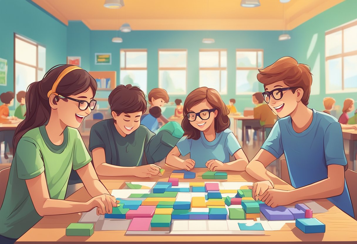 Puzzles and Games Projects in Schools
