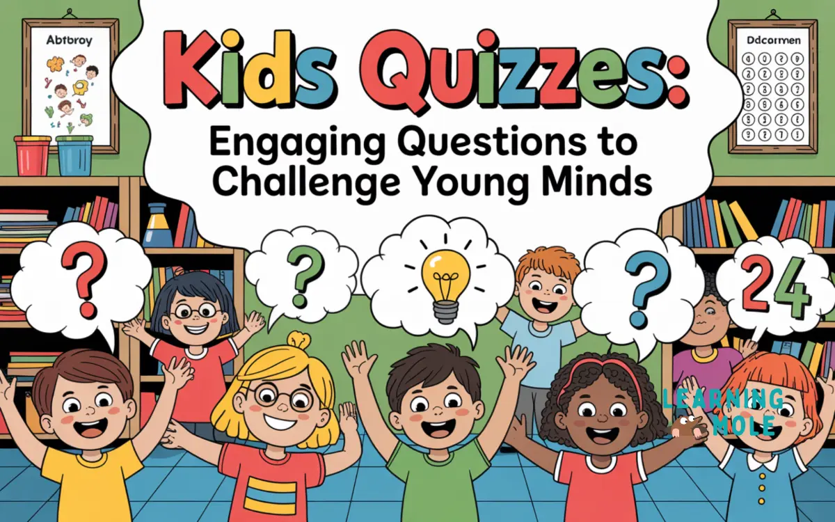 Kids Quizzes: Engaging Questions to Challenge Young Minds