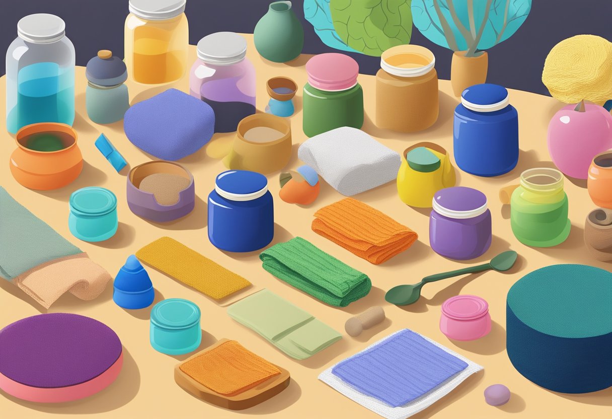 Sensory Learning Activities: Enhancing Child Development Through Play Sensory Learning,Sensory play,sensory activities LearningMole Sensory Learning Activities: A colorful array of sensory materials like textured fabrics, scented jars, and tactile objects arranged on a table for exploration