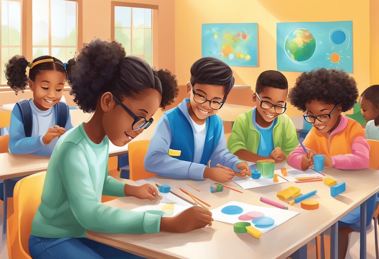 Enrichment Programme Ideas: Creative Concepts for Personal Growth Enrichment programme,creativity,skills LearningMole Enrichment Programme Ideas: A group of diverse students engage in hands-on activities like science experiments, art projects, and team-building exercises in a vibrant classroom setting