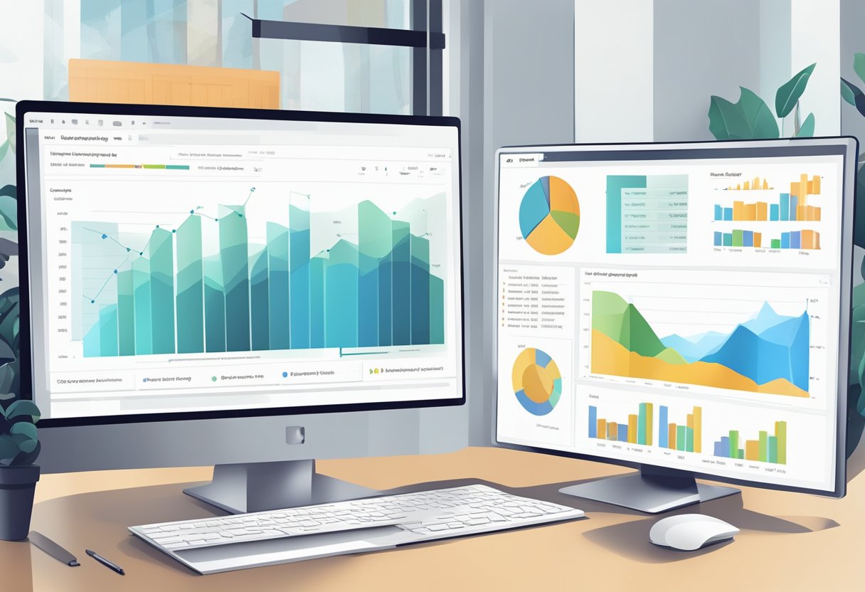 Feature-Based Keywords: Enhancing SEO Strategies with Targeted Terms Feature-Based Keywords,keywords LearningMole Feature-Based Keywords: A computer screen displaying statistical charts and graphs related to keyword extraction feature-based keywords