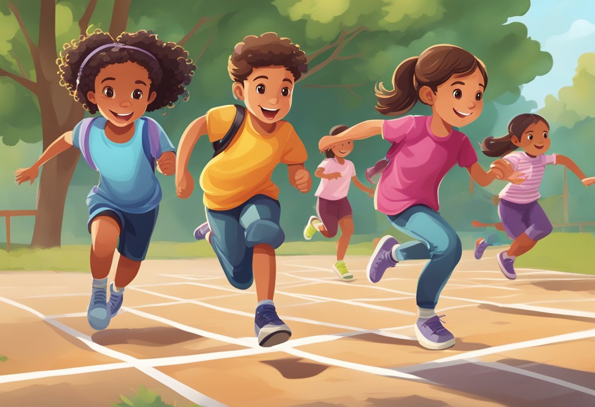 Historic School Yard Games: A Trip Down Memory Lane School Yard Games,school,yard,games LearningMole Children sprinting, dodging, and weaving through an obstacle course made of classic school yard games like hopscotch, jump rope, and tag