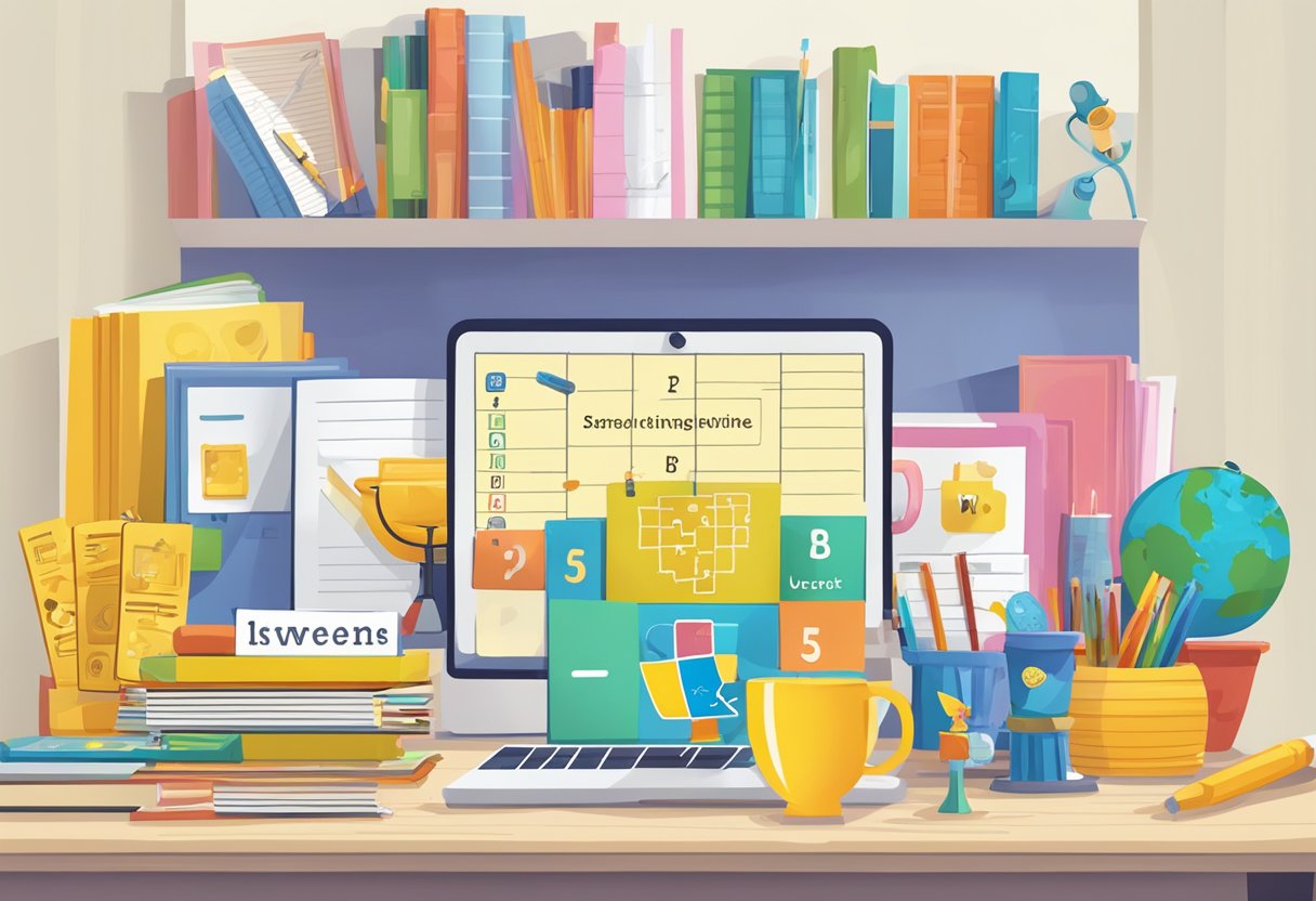 Year One Spelling Activities: Fun Ways to Boost Literacy Skills Spelling activities,vocabulary,words LearningMole Year One Spelling Activities: A colorful array of spelling activities, including word puzzles, flashcards, and a spelling bee trophy