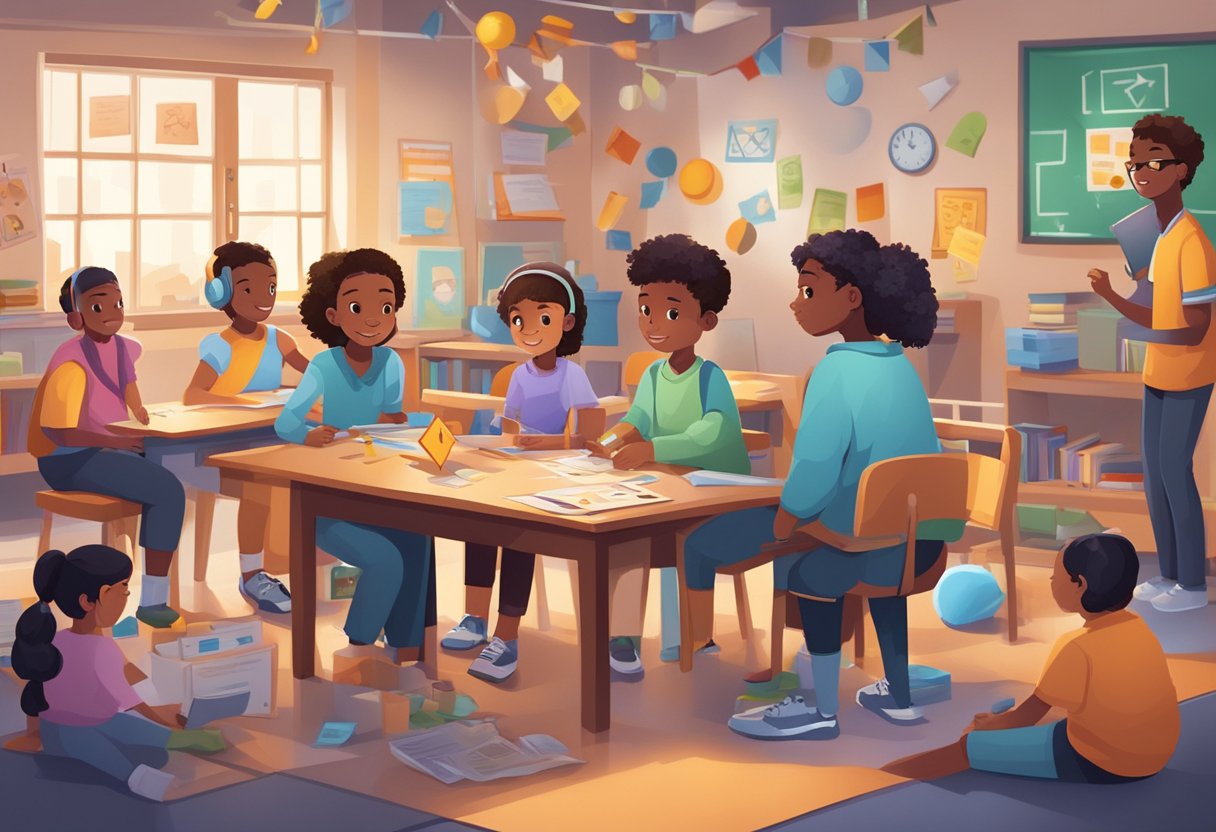 Educational Games Membership: Unlock a World of Learning Fun! Educational Games,games LearningMole Educational Games Membership: A group of diverse characters engage in educational games, surrounded by safety symbols and reminders