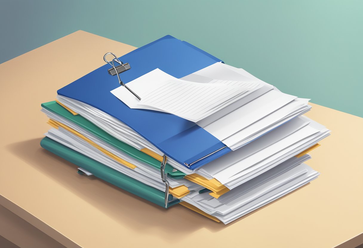 Printable Resource Collection: A Guide to Free Downloadable Materials Printable resource,resources LearningMole Printable Resource Collection: A stack of printed FAQ sheets with a binder clip on a desk