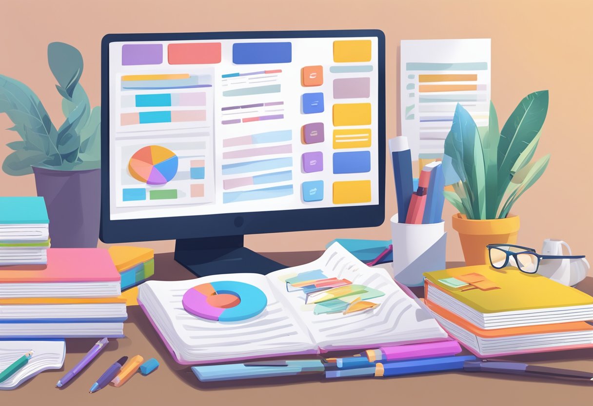 Ready-Made Lesson Materials: Your Quick-Start Guide for Effortless Teaching ready-made lesson,lesson LearningMole Ready-Made Lesson Materials: A stack of colorful lesson plans and educational materials arranged neatly on a desk, surrounded by open subscription service packages and a computer screen displaying various options