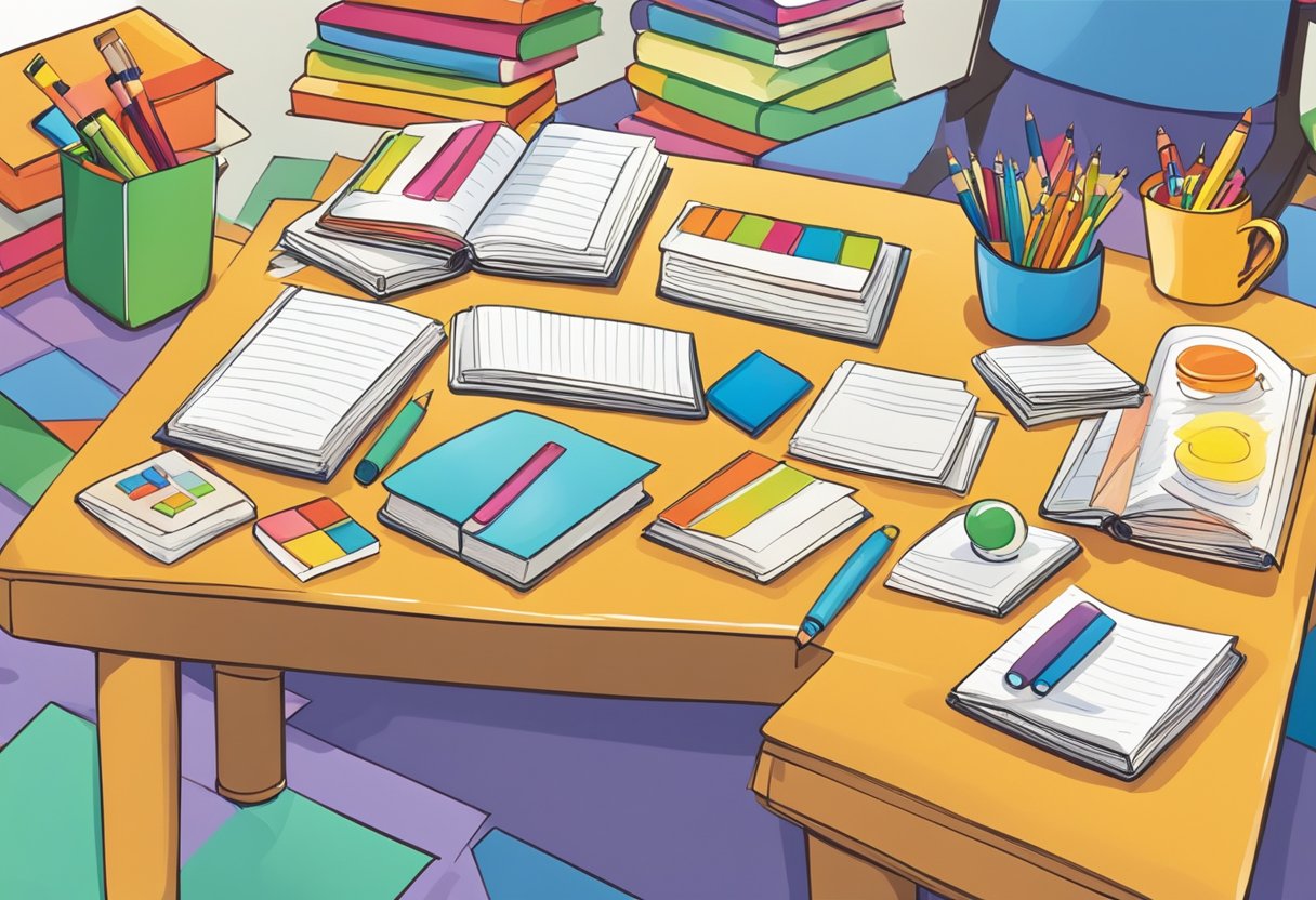 Ready-Made Lesson Materials: Your Quick-Start Guide for Effortless Teaching ready-made lesson,lesson LearningMole Ready-Made Lesson Materials: A colorful array of educational materials, including books, flashcards, and interactive tools, arranged on a child-sized table in a bright, inviting classroom setting