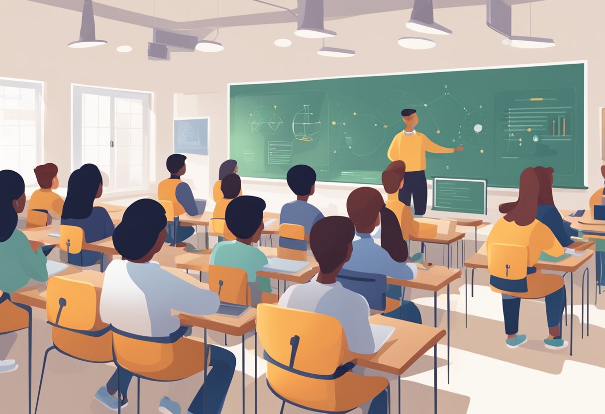 Student Behaviour Analysis Using AI: Enhancing Classroom Dynamics student behaviour,behaviour,Artificial intelligence LearningMole Student Behaviour Analysis Using AI: A classroom with AI technology analyzing student behavior