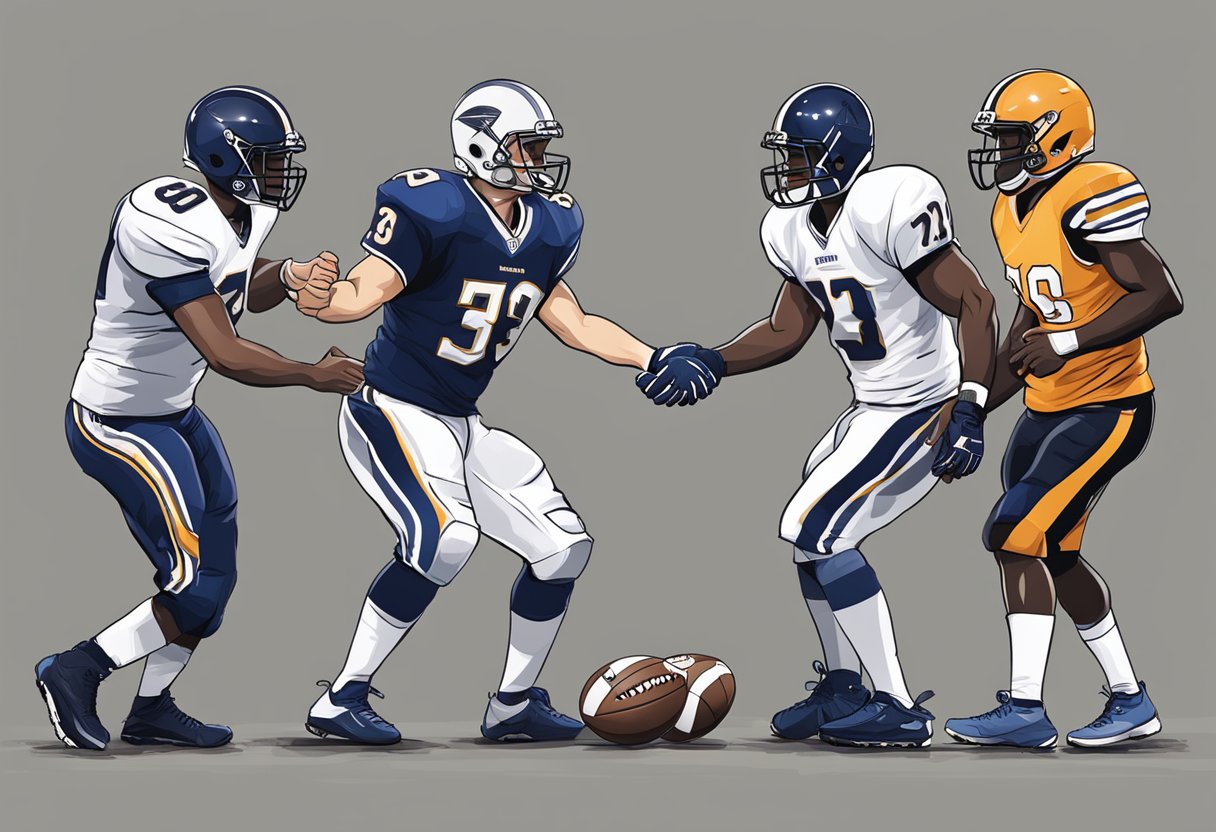 Sportsmanship Quotes: Inspiring Fair Play and Respect in Sport Sportsmanship Quotes,sports LearningMole Athletes from different teams shaking hands and exchanging jerseys after a hard-fought game