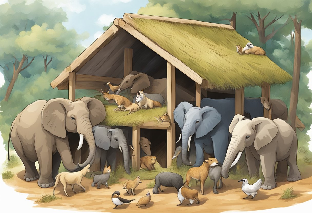 Teamwork Quotes for Kids: Inspiring Sayings to Encourage Collaboration Teamwork Quotes,quotes LearningMole A group of animals working together to build a shelter, each contributing in their own way