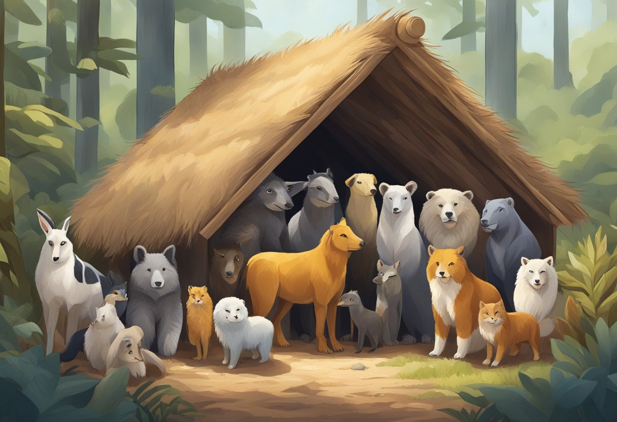 Teamwork Quotes for Kids: Inspiring Sayings to Encourage Collaboration Teamwork Quotes,quotes LearningMole A group of animals working together to build a shelter, led by a confident and supportive leader