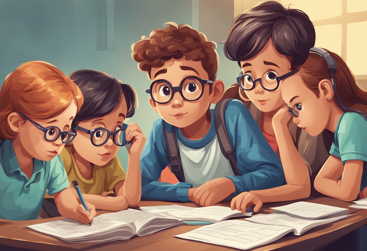 Quiz Questions for 9-11 Year Olds: Test Their Knowledge Quiz Questions,quiz,learn LearningMole A group of curious children pondering over challenging quiz questions