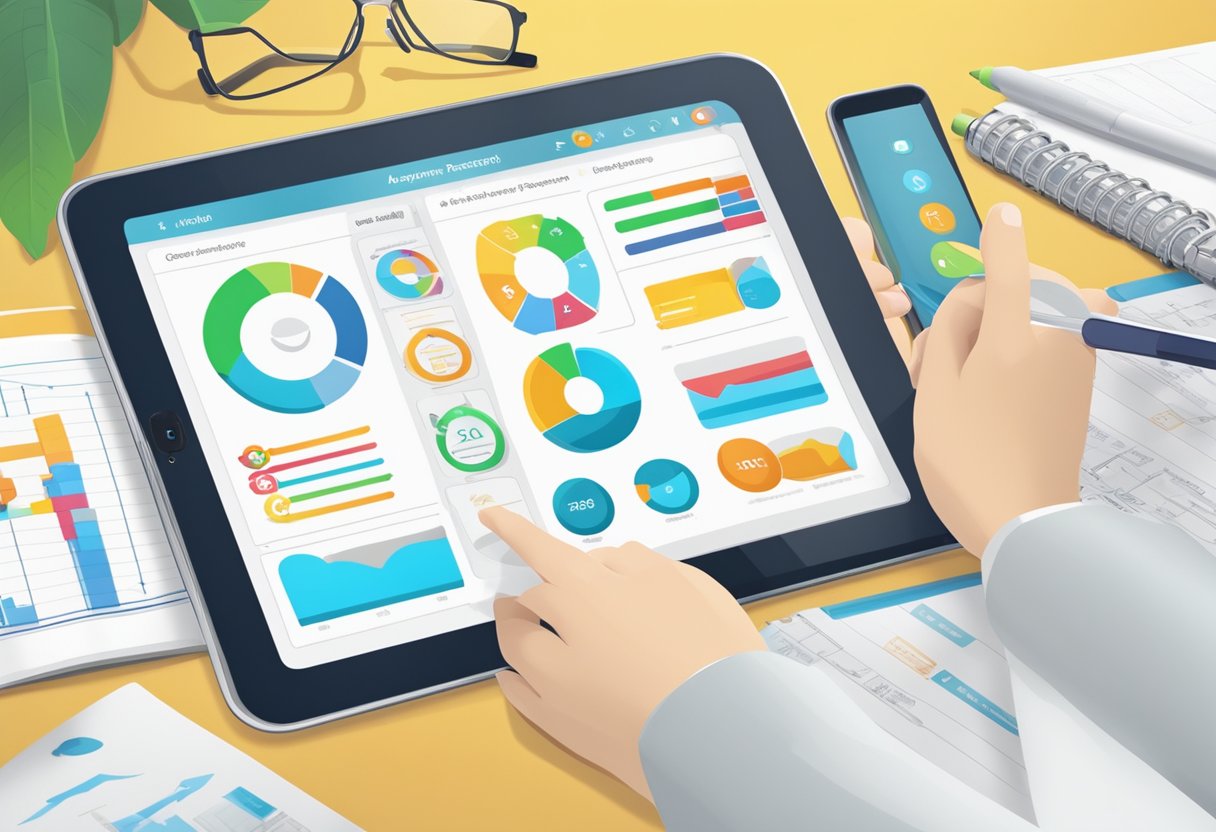 Pupil Progress Reports: How to Effectively Track Academic Achievements pupil progress,progress LearningMole Pupil Progress Reports: A digital tablet displaying pupil progress reports with various app icons in the background