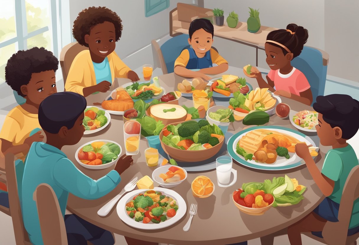 Professional Standards Guide: Navigating Ethical Conduct in Business professional standards,professional LearningMole Professional Standards Guide: A group of diverse children sit at a lunch table, enjoying a variety of healthy foods. A nutritionist oversees the meal, ensuring it meets professional standards