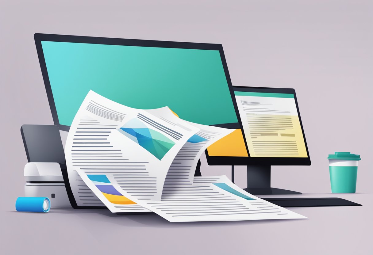 School Newsletter Templates: Crafting Engaging Updates for Parents and Students school newsletter,template LearningMole A stack of colorful newsletter templates arranged on a table, with a computer and printer in the background