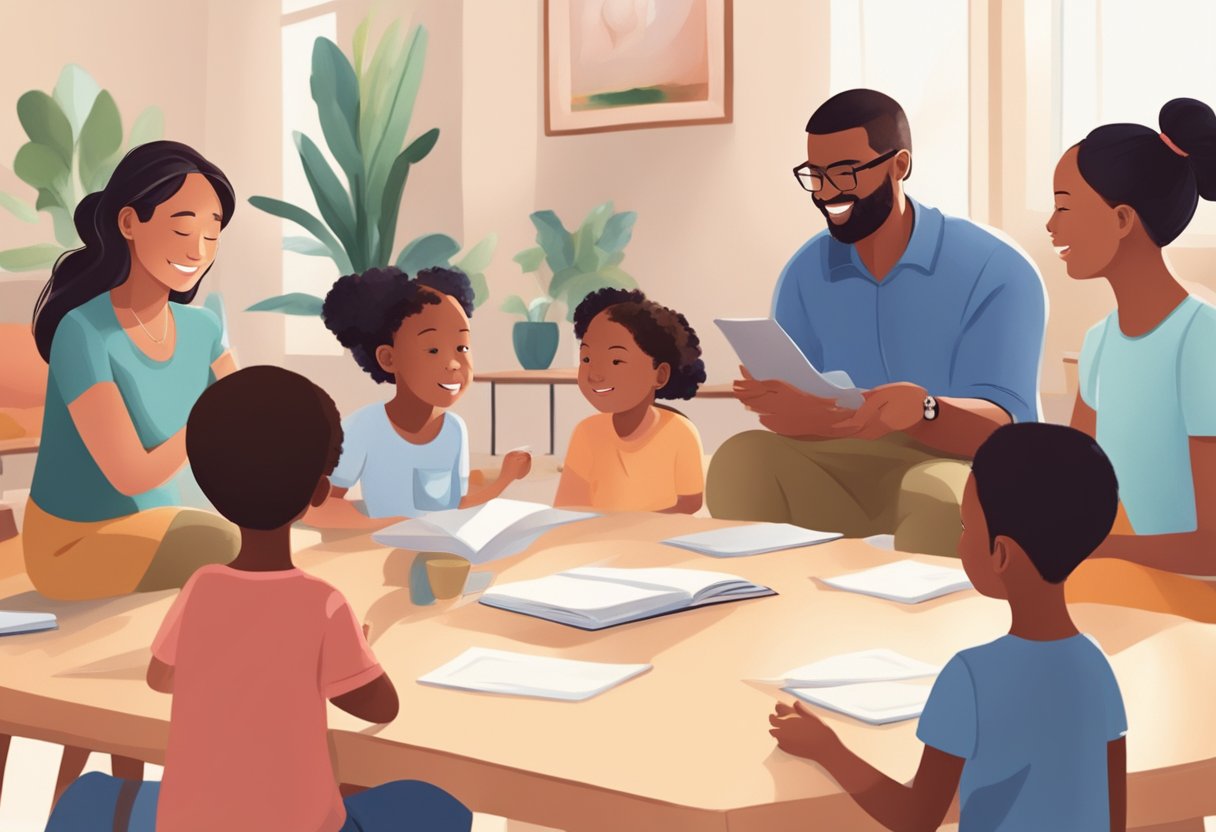 Family Involvement Ideas: Engaging Activities for Home Connection family involvement,family LearningMole Family Involvement Ideas: A diverse group of families gather in a bright, open space for an educational workshop. Parents and children engage in activities and discussions, fostering a sense of empowerment and unity