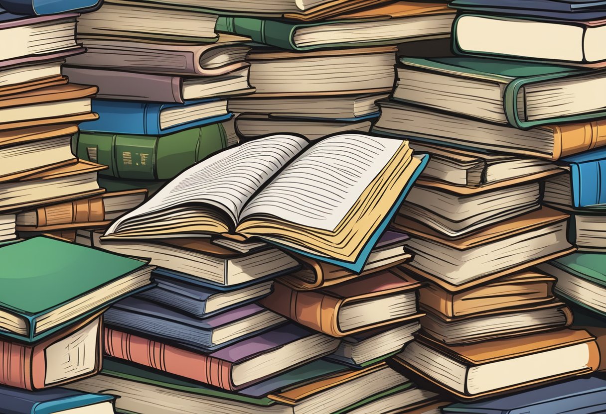 Modern Languages: Embracing Diversity in Global Communication modern language LearningMole Modern Languages: A stack of open books surrounded by diverse language textbooks and dictionaries