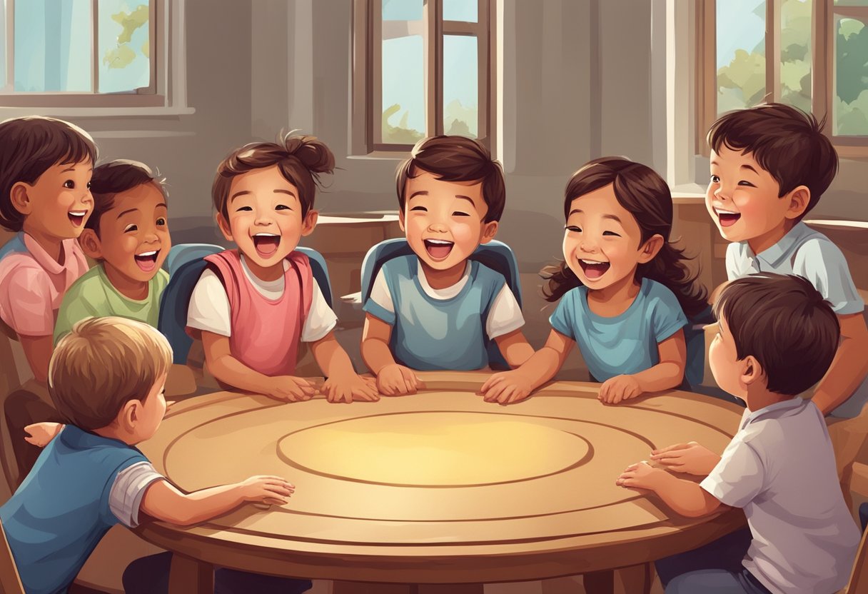 Drama Activities KS2: Engaging Ideas for Key Stage 2 Pupils Drama Activities,KS2,Drama session LearningMole Drama Activities KS2: Children circle, playing drama games. One leads, others mimic. Laughter fills the room