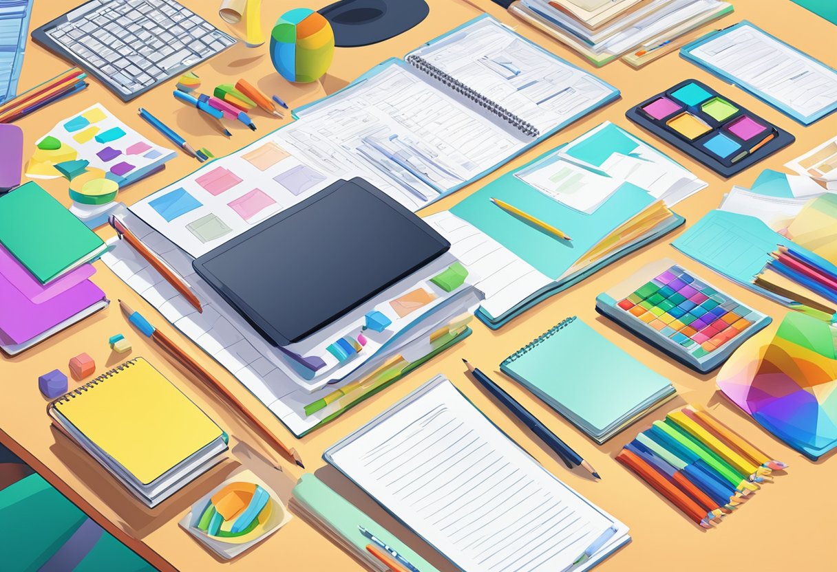 Teacher Resource Subscription Plans: Choosing the Best for Your Classroom teacher resource,resources LearningMole Teacher Resource Subscription Plans: A colorful array of educational materials, including worksheets, lesson plans, and interactive tools, arranged neatly on a desk