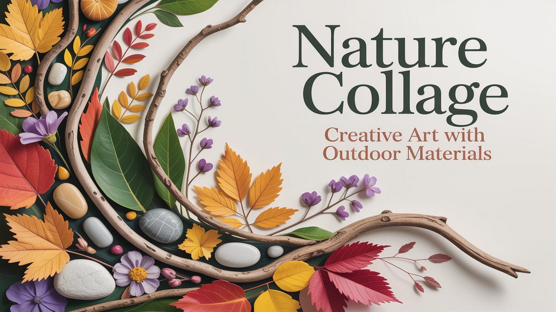 Nature Collage: Creative Art with Outdoor Materials
