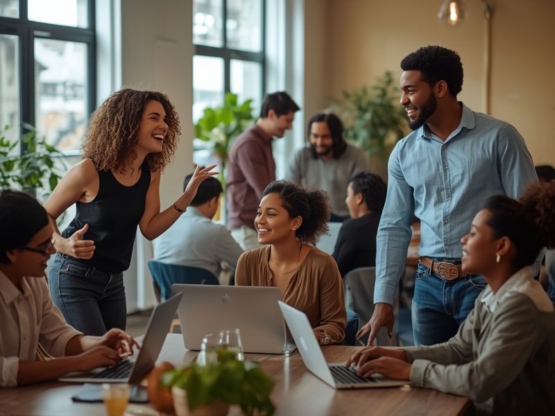 The Gig Economy Explained: A Complete Guide for UK Workers and Businesses Gig Economy LearningMole Collaborative co-working space showing future trends of gig economy workforce